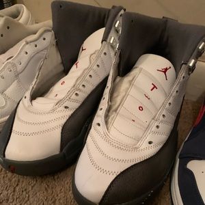 Air Jordan Retro 12 White Dark Grey